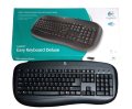 Logitech Keyboard PS/2 Deluxe Computer Keyboard (Black).. 