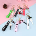 [BestGO]Kpop BTS TWICE NCT EXO BLACKPINK GOT7 Light Stick Pendant Keychain Lanyard. 