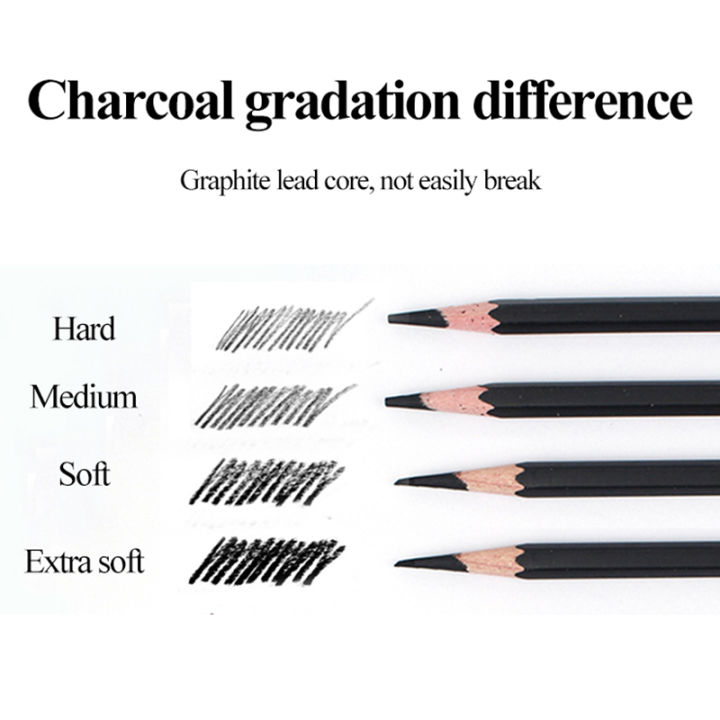 Charcoal/Carbon%20Pencil%2012pcs%20Soft/Medium/Hard/Extra-soft%20Drawing%20Charcoal%20Pens%20Art%20Supplies%20C7300%20-%20Image%205