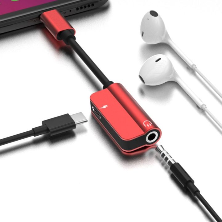 Usb Type C To 3.5mm Jack TypeC Audio Splitter Headphones Cable Earphone Aux 3.5 Adapter Charger Usb-c
