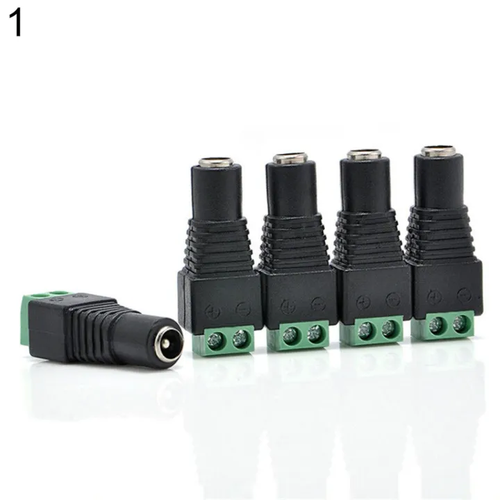 (NEW) 5 pc DC 12V plug connector adapter for 5050 led trip light upply
