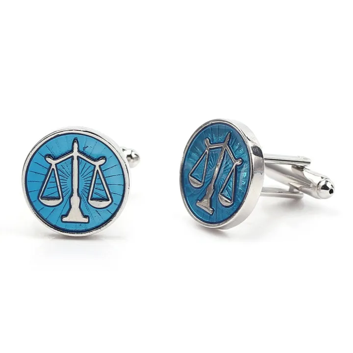 %E3%80%90IKE%E3%80%91Libra%20Balance%20Constellation%20Cufflinks%20Justice%20and%20Equity%20For%20Lawyer%20Judge%20Shirt%20Jewelry%20For%20Man%20Charm%20Blue%20Color%20Accessories%20-%20Image%203