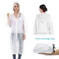 Raincoat 2 Pack Rain Ponchos for Men Women Adults Reusable Portable Rain Coat Waterproof with Elastic Sleeves. 