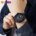 SKMEI Men Electronic Watch Dual Display Watch 50m Waterproof Multifunctional Watch Fashion Business Style For Men 2103. 