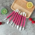 Fondant Cake Decorating Modelling Tools 16 Patterns - Blue. 