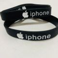 Iphone Embossed Wrist Rubber Band. 
