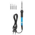60W Electric Adjustable Temperature Welding Soldering Iron + 5 Replacement Soldering Tips Set. 