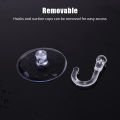 1/2Pcs Window Glass Wall Hooks Transparent Vacuum Suction Cup Hook Strong Suction Cups for Kitchen Supplies. 