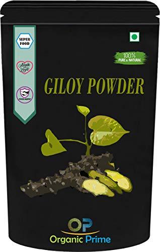 Organic Prime Giloy Powder | Guduchi | Tinospora cordifola Powder | Immunity support - 500 GM By Organic Prime (FROM INDIA) JEZ