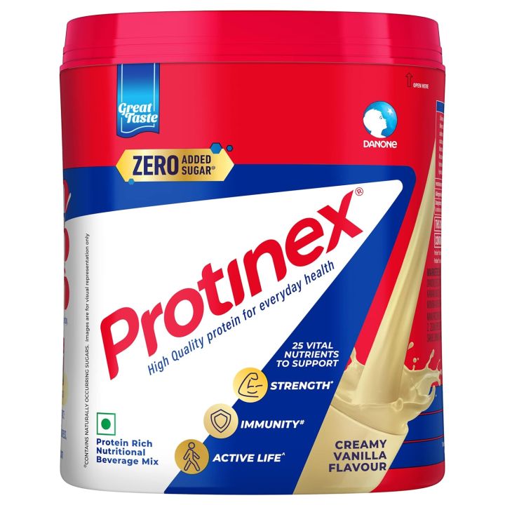 Protinex Health And Nutritional Protein Drink Mix For Adults-(Creamy Vanilla, 400 Gms, Jar) with 25 Vital Nutrients to Support Strength, Immunity & Active Life   (FROM INDIA) SAM