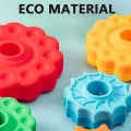 New specials Spinning Wheel Toy Rainbow Tower Spin Tower Stacking Toys for Toddlers Montessori Educational Learning Sensory Toys Gift. 