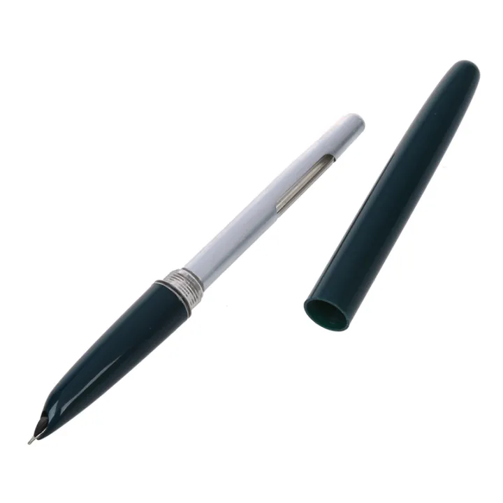 616%20Fountain%20Pen%20Hooded%20Silver%20Nib%20Green%20Barrel%20Small%20Vintage%20-%20Image%206