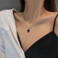 Fashion Crystal Heart Water Drop Pendant Necklaces Sweet Cool Egirl Clavicle Chain Aesthetic Women Jewelry Y2K Accessories. 