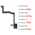 New For iPhone 6 6S 7 8 Plus Home Touch ID Return Fingerprint Button Motherboard Connection Connector Flex Cable. 
