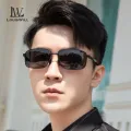 LouisWill Men Polarized Sunglasses Night Vision Sunglasses Color Change Retro Square Sunglasses UV400 Aluminum Magnesium Carbon Fiber Legs  Eyewear Ultra Light Anti Glare Glasses Outdoor Sports Driving Sunglasses. 