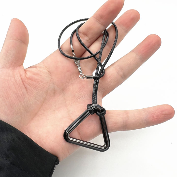 Pendant%20Pull%20Denji%20Ring%20Triangular%20Pochita%20Chain%20Accessories%20Leather%20Anime%20Chainsaw%20Man%20-%20Image%204