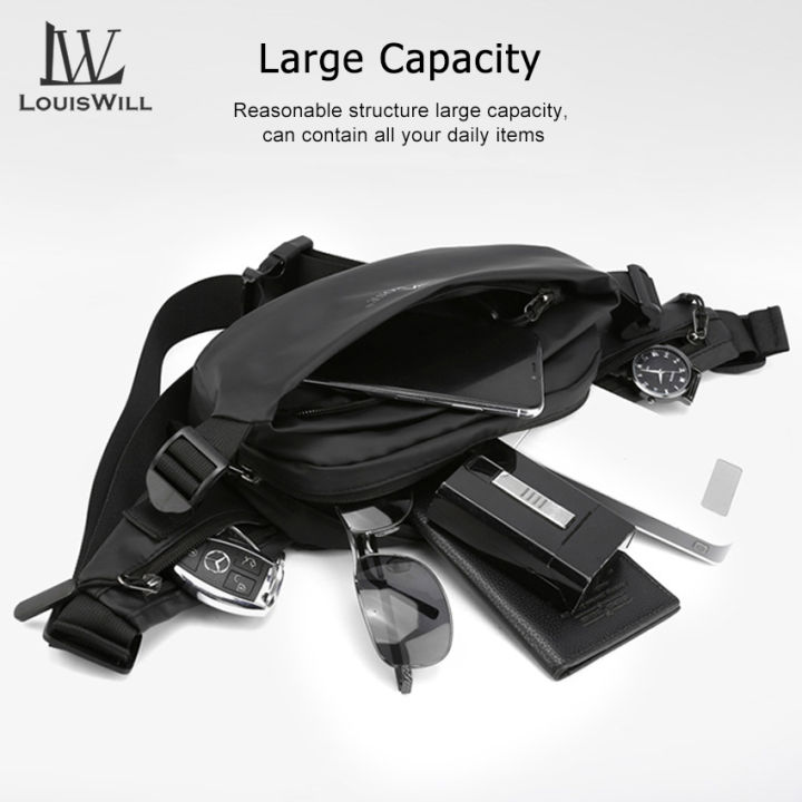 LouisWill%20Men%20Waist%20Packs%20Crossbody%20Bags%20Fashion%20Chest%20Bags%20Nylon%20Pouch%20Bags%20Sports%20Travel%20Bags%20Handbags%20Waterproof%20Sling%20Bags%20Chest%20Bags%20for%20Men%20Outdoor%20Sports%20-%20Image%206