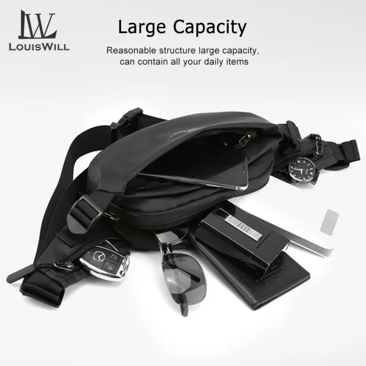 LouisWill%20Men%20Waist%20Packs%20Crossbody%20Bags%20Fashion%20Chest%20Bags%20Nylon%20Pouch%20Bags%20Sports%20Travel%20Bags%20Handbags%20Waterproof%20Sling%20Bags%20Chest%20Bags%20for%20Men%20Outdoor%20Sports%20-%20Image%206