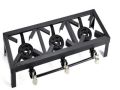 Iron Gas Stove Outdoor Gas Cooker Triple Burner. 
