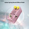 Sutuiying Guitar Spring Rever Pedal Electric Guitar Effects Pedal True 【2025 Version】 Bypass DC 9V 6.35mm Input/Output Interface MIX/DWELL 2 Knobs. 