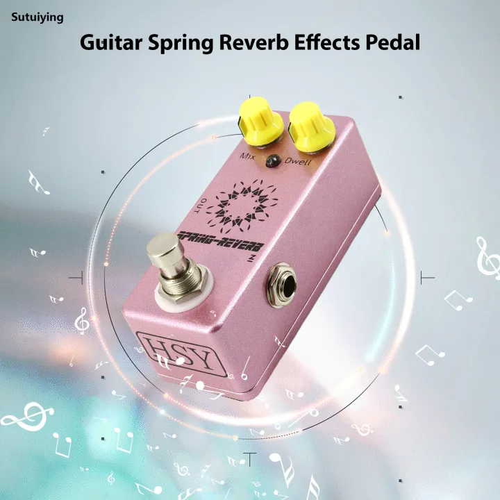 Sutuiying%20Guitar%20Spring%20Rever%20Pedal%20Electric%20Guitar%20Effects%20Pedal%20True%20%E3%80%902025%20Version%E3%80%91%20Bypass%20DC%209V%206.35mm%20Input/Output%20Interface%20MIX/DWELL%202%20Knobs%20-%20Image%203