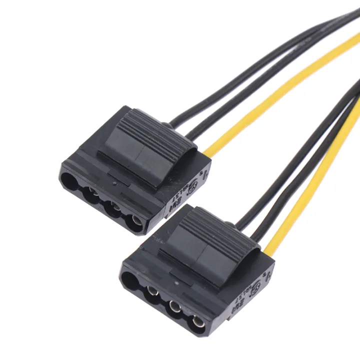 6Pin%20To%20Dual%204Pin%20IDE%20Video%20Card%20Power%20Cord%20Adapter%20Graphics%20Card%20Power%20Cable%20Connector%20DFGGT%20-%20Image%204