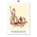 Ancient Greek Mythology Nine MusesPainting Classic Literature Art Canvas Posters And Prints Wall Pictures Feminist Room Decor. 
