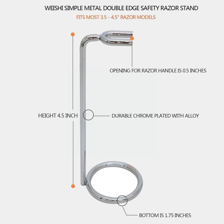 Safety Razor Support 【Unique features】Men Steel Safety Razor Stand Double Edge Razor Art ...