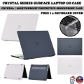 CRYSTAL CLEAR Hard PC Case Microsoft Surface Laptop Go 5 4 3 2 1 12.4 13.5 1868 1951 1769 1867 1958 1950 Cover Casing. 
