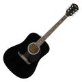 Fender FA-125 Dreadnought Acoustic Guitar(Black)With Fender Cover. 
