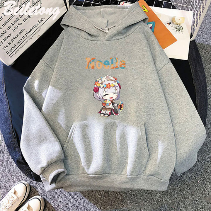 Chibi%20Noelle%20Genshin%20Impact%20Anime%20Hoodies%20Woman%20Oversized%20Streetwear%20Casual%20Sweatshirts%20Autumn/winter%20Vintage%20Female%20Clothing%20-%20Image%202
