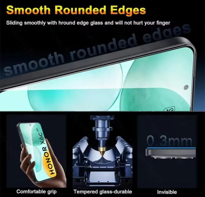 Huawei%20Honor%20X6C%20Tempered%20Glass%20-%20Premium%20Screen%20Protector%20%E2%80%93%20Full%20Glue,%209H%20Hardness,%20Anti-Scratch,%20HD%20Clear%20-%20Image%207