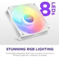NZXT F120 RGB CORE - 120MM HUB-MOUNTED RGB FAN - SINGLE PACK (WHITE) RF-C12SF-W1. 