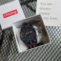 American Retro Large Dial Silicone Watch High Street Hip Hop hiphop Handsome and Cool Teen High School Student. 