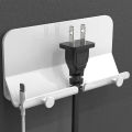 Wall Mount Charger Hook Smartphone Holder Bathroom Cable Organizer Stand Non-slip Bracket Dock Pasted Mobile Phone Tablet Holder. 