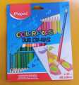 Maped Color Peps duo Colour Pencil Box x 24 = 48 colors. 