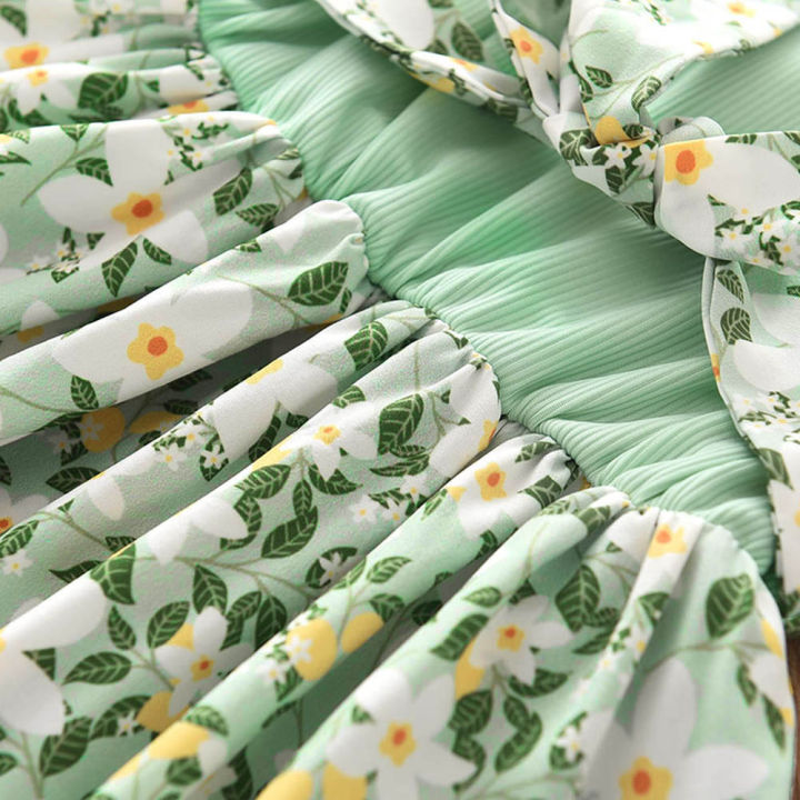 Bear%20Leader%20Girls%20Casual%20Dresses%202022%20New%20Summer%20Kids%20Baby%20Flowers%20Print%20Green%20Party%204-7Y%20-%20Image%205