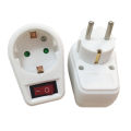 With Switch Neon Indicator 16A Travel Plugs EU Standard Power Adapter European Type Conversion Plug Socket. 