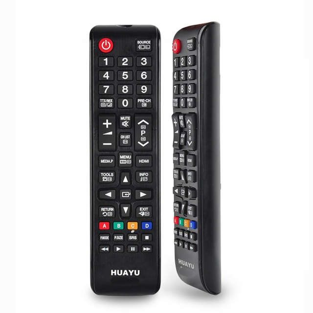 SAMSUNG Huayu RM-L1088+ Common LCD LED TV Remote Control for Smart Hub & 3D Supported