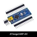 Official Nano Atmega168 controller compatible for arduino nano Atmega168PA-AU CH340 CH340C replace CH340G USB driver. 