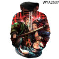 New 3D Printed Kimetsu No Yaiba Demon SlayerMen Women Children Streetwear Hoodies Fashion Boy Girl Kids Sweatshirts Cool Coat. 