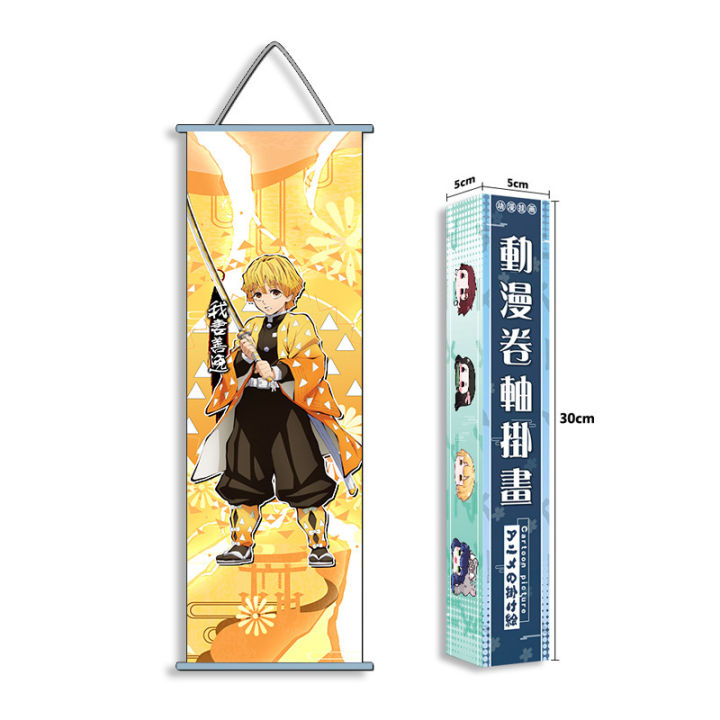 Demon%20Slayer%20Paintings%20Fabric%20Cloth%20Poster%20Wall%20Scroll%20Kimetsu%20No%20Yaiba%20Rengoku%20Kyoujurou%20Hashira%20Agatsuma%20Zenitsu%20ACG%20Fan%20Gift%20-%20Image%205