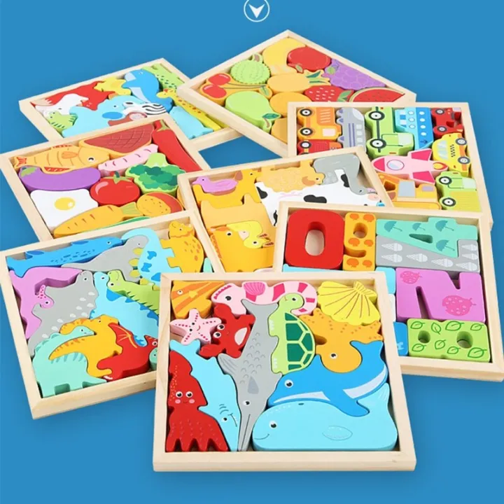Baby%203D%20Puzzle%20Car%20Marine%20Wood%20Matching%20Board%20Jigsaw%20Children%20Toys%20Kid%20Education%20Tangram%20Montessori%20-%20Image%203
