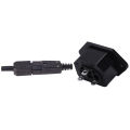 250V 10A Power Connector IEC 320 C14 Plug to C13 Socket & AC 250V 10A IEC 320 C13 Panel Mount Plug Connector Socket. 