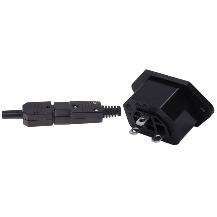 250V 10A Power Connector IEC 320 C14 Plug to C13 Socket & AC 250V 10A IEC 320 C13 Panel Mount Plug Connector Socket
