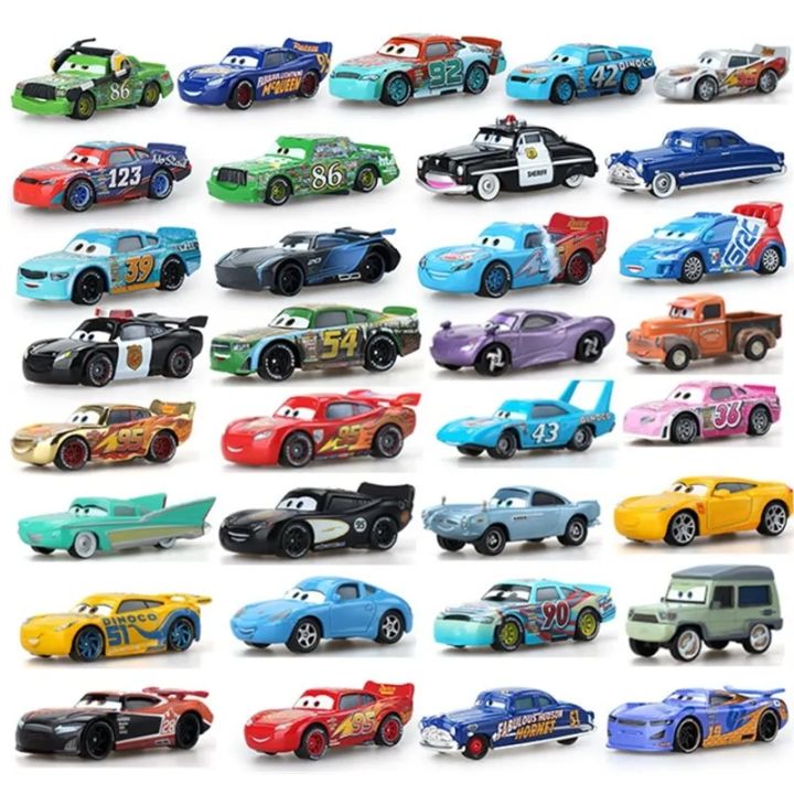 toys for boys Disney Pixar Cars 3 Lightning McQueen Matt Jackson Storm Ramirez 1:55 Alloy Pixar Car Metal Die Casting Car Kid Boy Toy GiftParty Tableware