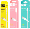 Denmen High Speed Data Cable Charging And Sync 2.4A OutPut For Micro USB / Type-c / Lightning Super Fast Charging Cable. 