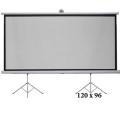 10 Feet Large Projector Screen with Tripod Stand 120″x96″ - Professional Display for Cinema & Presentations. 