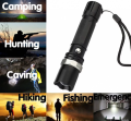 Flashlight Torch SWAT 3.7V LED Rechargeable Flash Light Heavy Duty. 