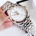 New Stainless Steel Watch Chain Quartz Analog Luxury Wrist Watches For Women Ladies Girls Woch - White Black SCPL. 